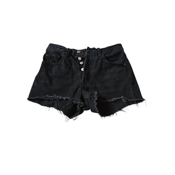 Levis's black shorts with pockets, size w24 - Picture 1 of 3